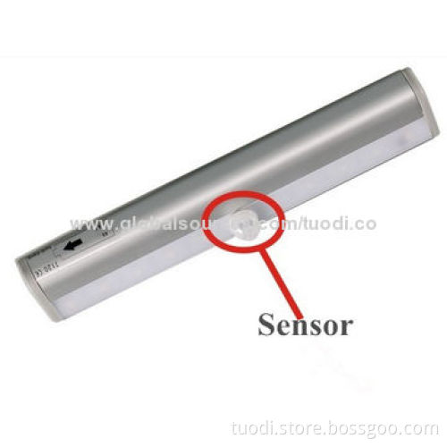 TDL-7120 PIR LED Wardrobe Light, 190 x 30 x 16mm Dimensions, -10-50°C Storage Temperature
